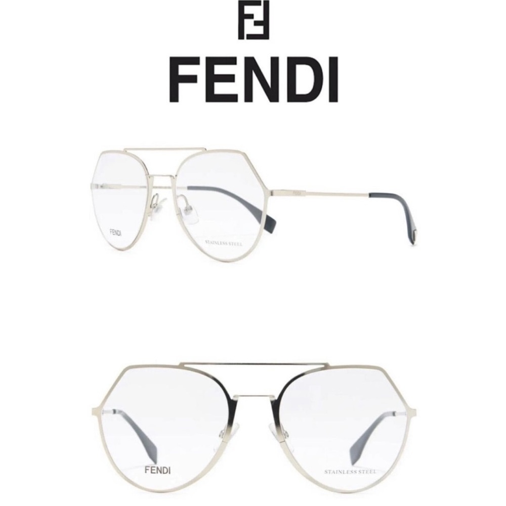 Fendi Eyeglasses Eyeglasses in silver